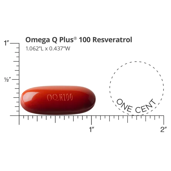 Omega Q Plus 100 with Resveratrol 60 Softgels Dr. Sinatra